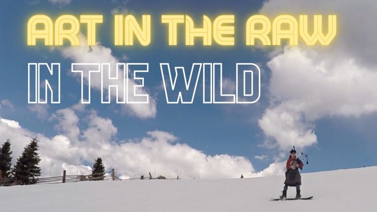 photo of Art in the Raw in the Wild | Bagpiping and Snowboarding with Lisa Lashley