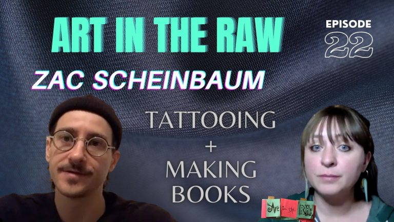 photo of Zac Scheinbaum | Tattooing + Making Books